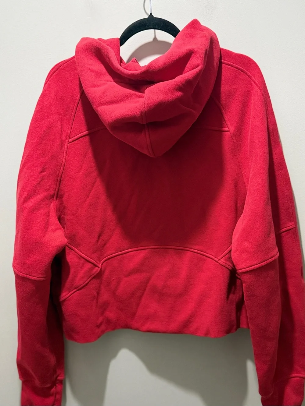 Lululemon Scuba Oversized Half-Zip Hoodie - Red Glow - Picture 4 of 10
